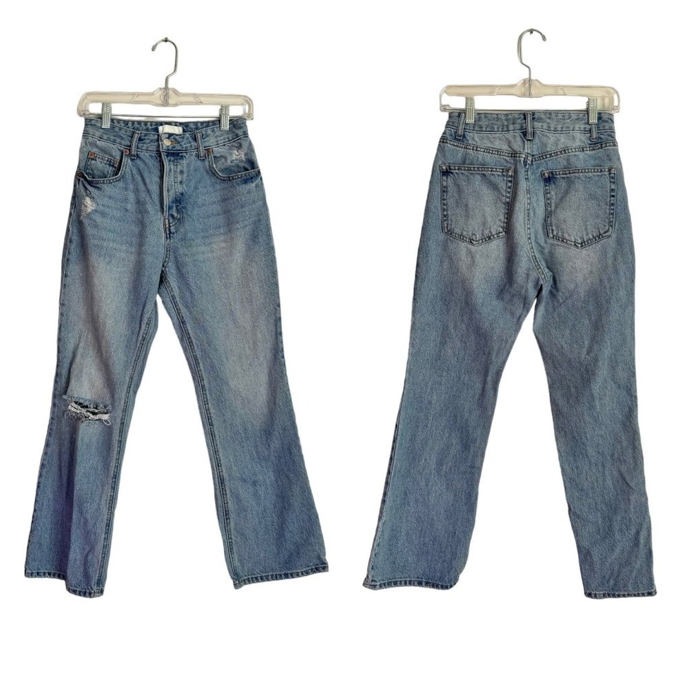 H&M Distressed Boyfriend Jeans Size 4